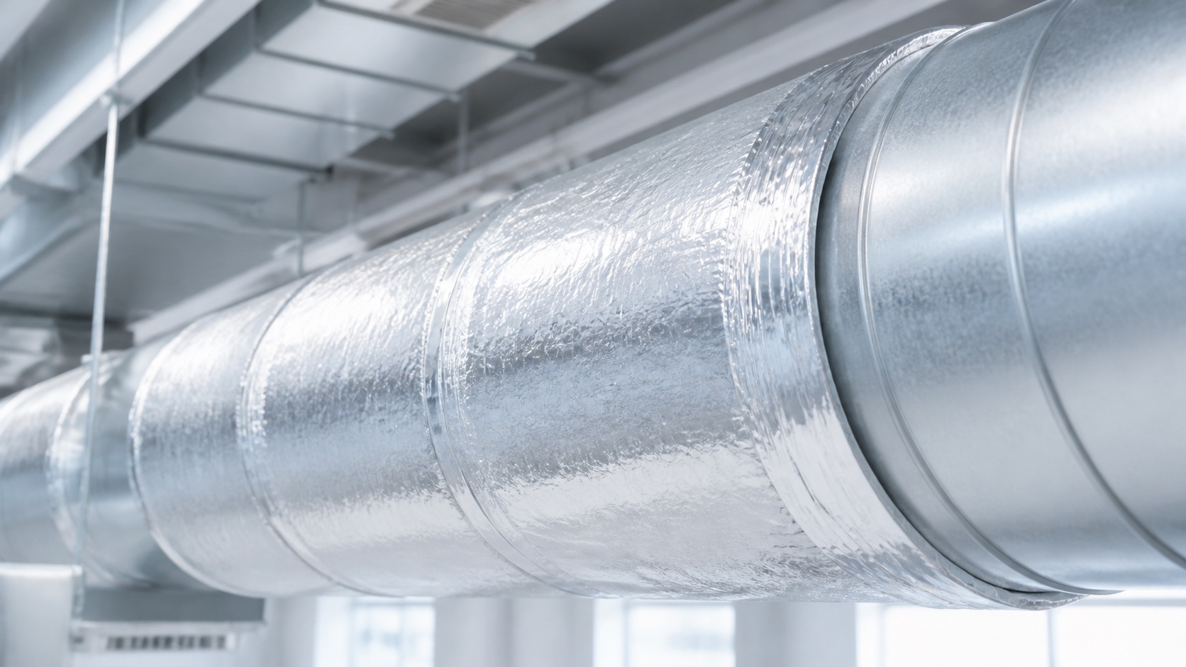 HVAC insulation application